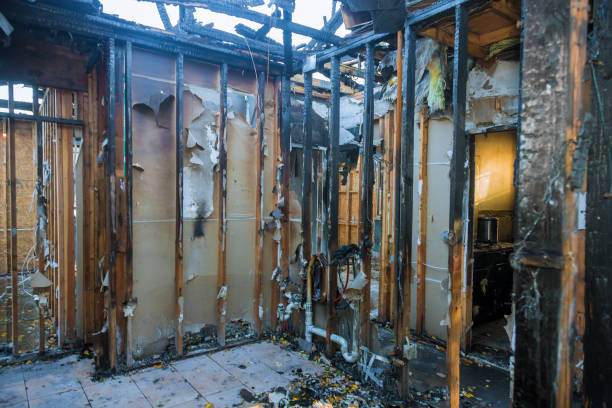 Professional Fire Damage Assessment technician working in La Crosse, WI